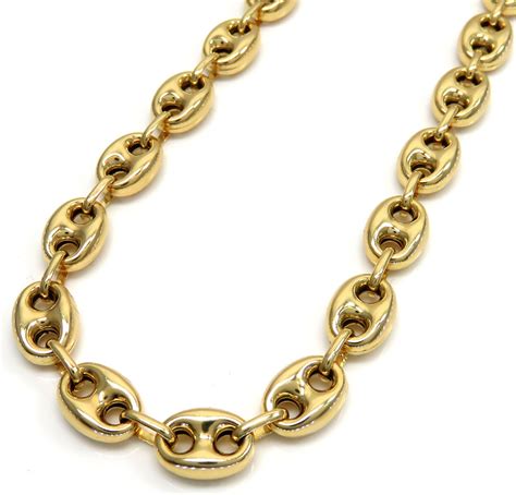 gucci link chain 24 8mm|14k Gucci link necklace.